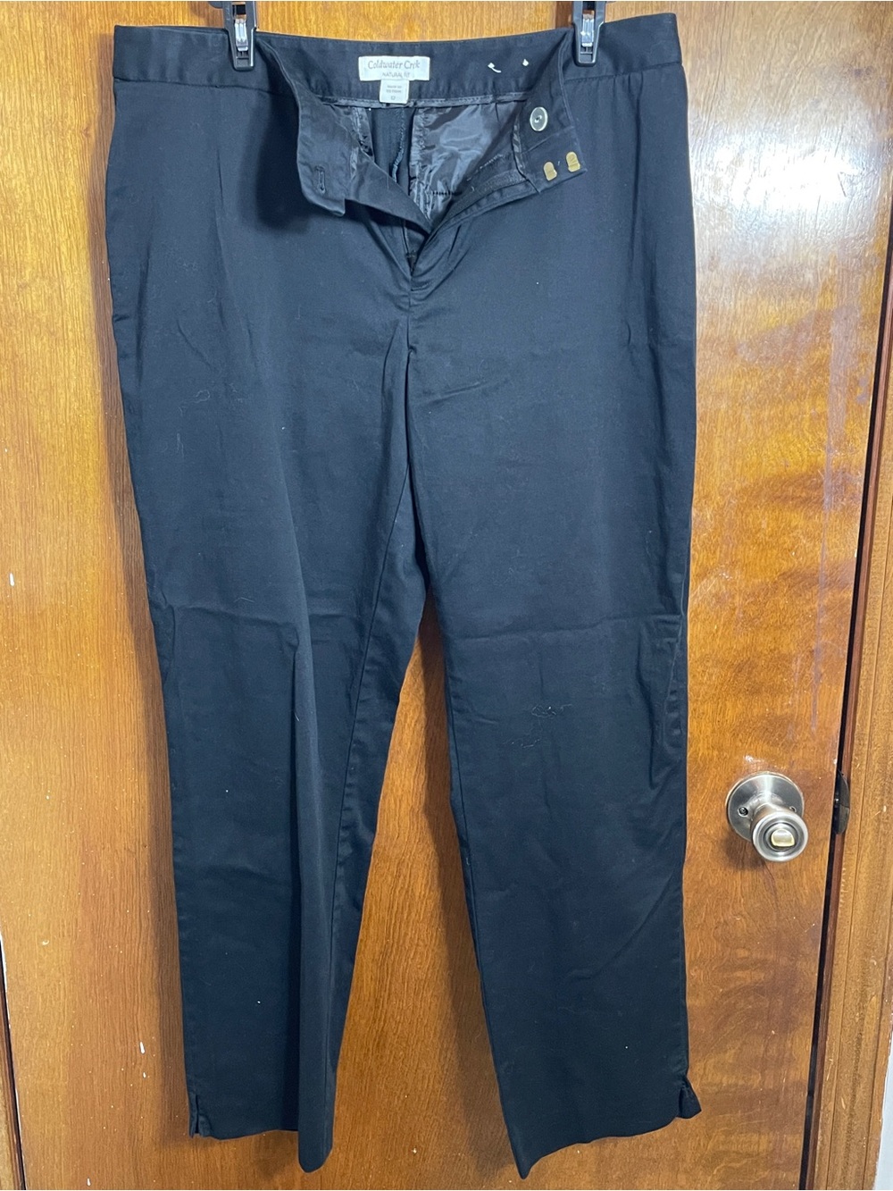 Coldwater Creek Womens Black Dress Slacks In Size 12